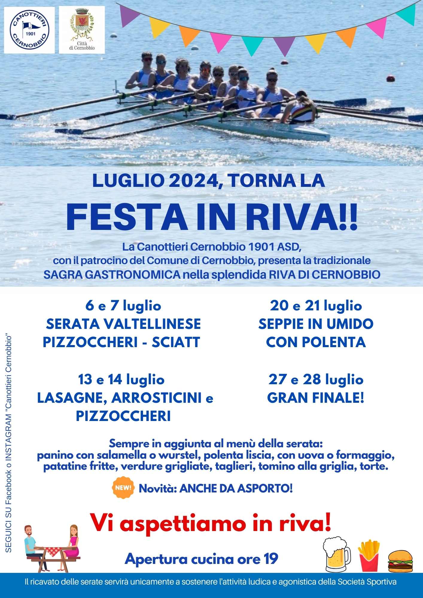 Festa in Riva sagra Cernobbio 2024